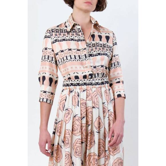 LA PRESTIC OUISTON Nola Skirt in Tulipe Rose 0 XS - Picture 6 of 6